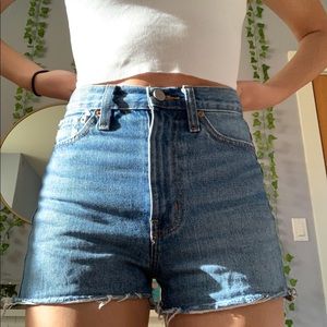 BDG girlfriend high-rise denim shorts